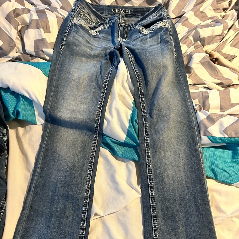 Grace In La jeans like new size 27